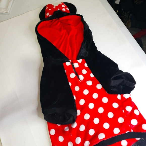 Disney Other - Disney's Minnie Mouse Fleece Dog Outfit